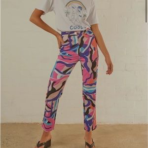 Peppermayo Exclusive - Electric Avenue Pants - 80s Retro